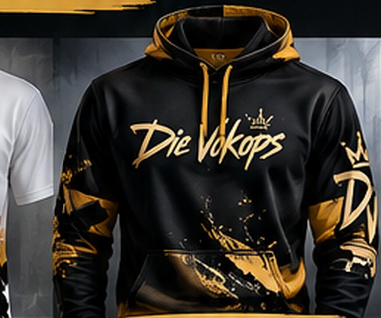 Signature black and gold hoodie